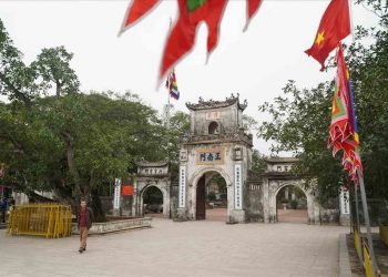 Đền Trần Nam Định được xây dựng trên nền của phủ Thiên Trường