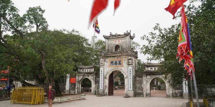 Đền Trần Nam Định được xây dựng trên nền của phủ Thiên Trường