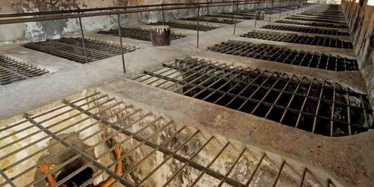 Di tích lịch sử Nhà tù Côn Đảo có bao nhiêu khu vực?