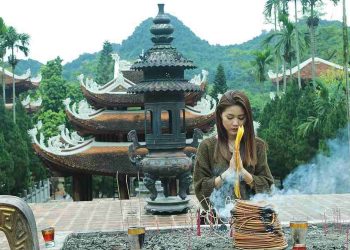 Chùa Dâu được thiết kế theo kiến trúc cổ điển của Đại Việt